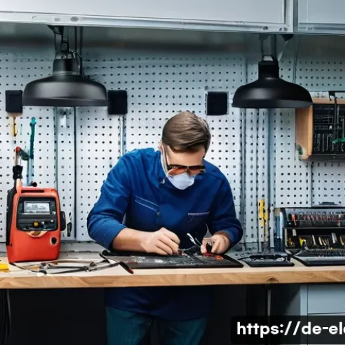 전자기기 관련 실습실 운영 방법 - **Safety First in a Modern Electronics Lab:**
    A well-lit, clean, and organized home electronics ...